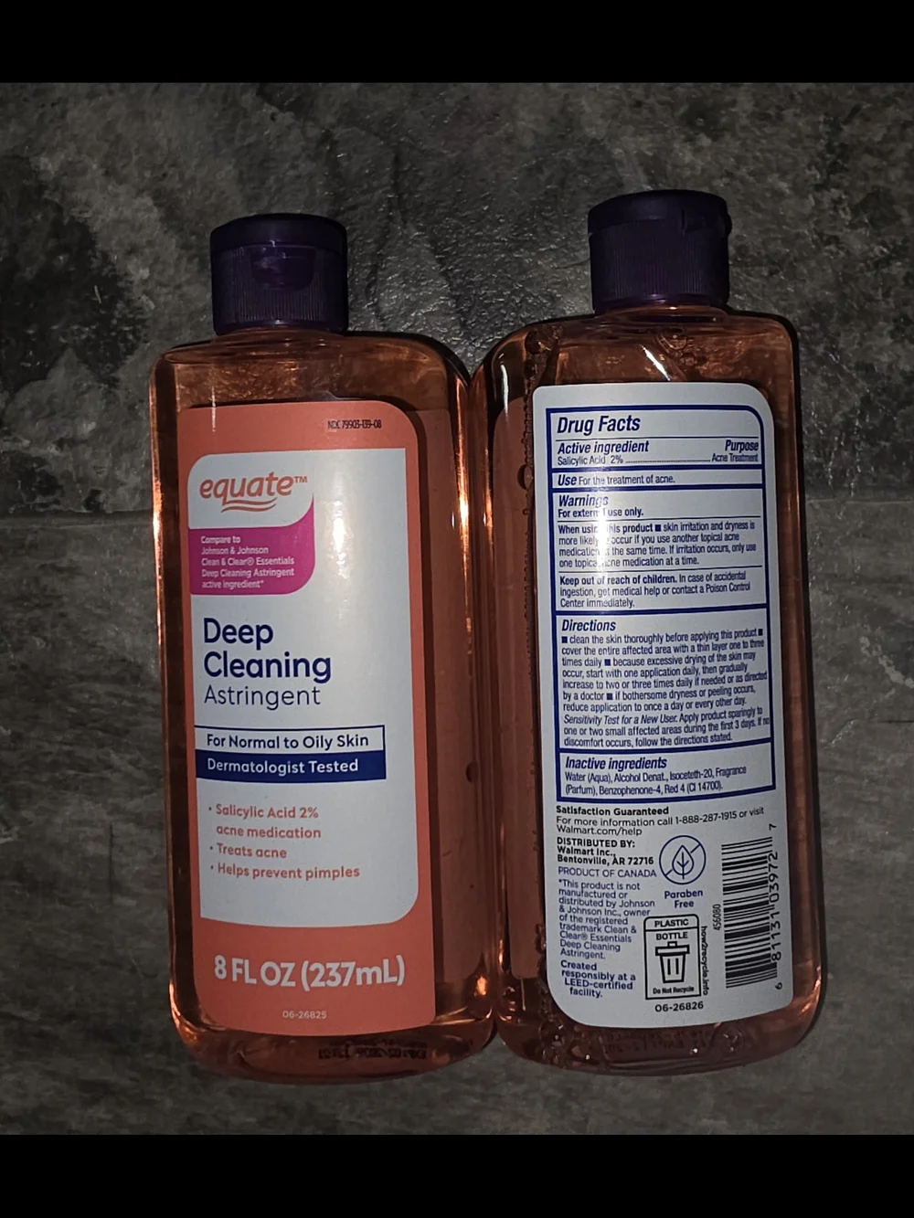 Equate Deep Cleaning Astringent Toner - Pink (8 fl oz)